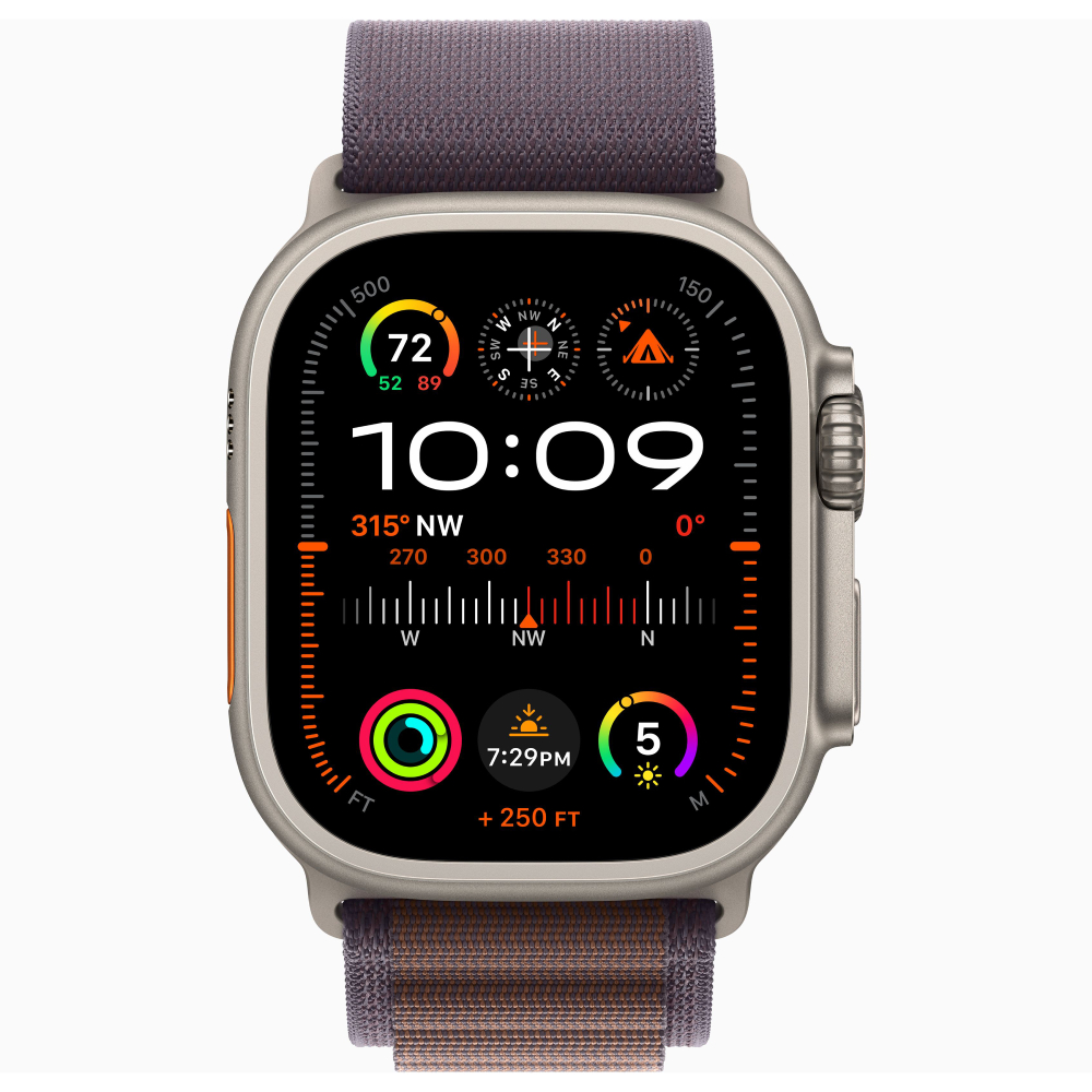 Смарт-часы Apple Watch Ultra 2 GPS, Cellular, 49 мм, Titanium, Indigo Alpine, M, MRET3LL/A