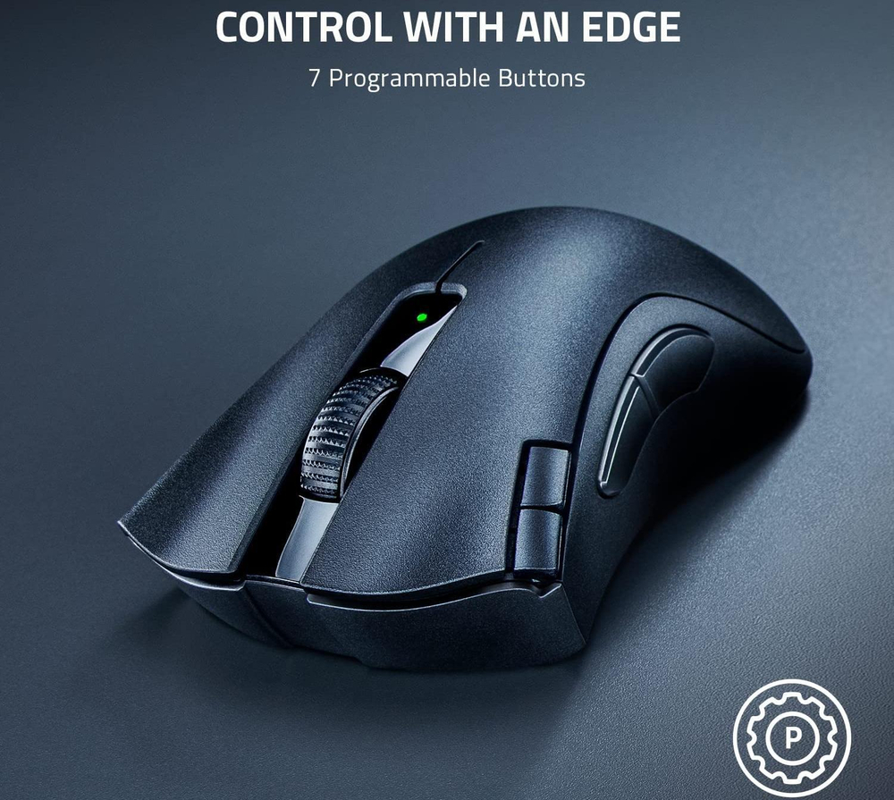 Беспроводная игровая мышь Razer DeathAdder V2 X HyperSpeed черный (RZ01-04130100-R3G1)
