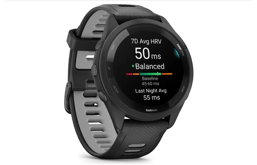 Спортивные часы Garmin Forerunner 265 черный серый