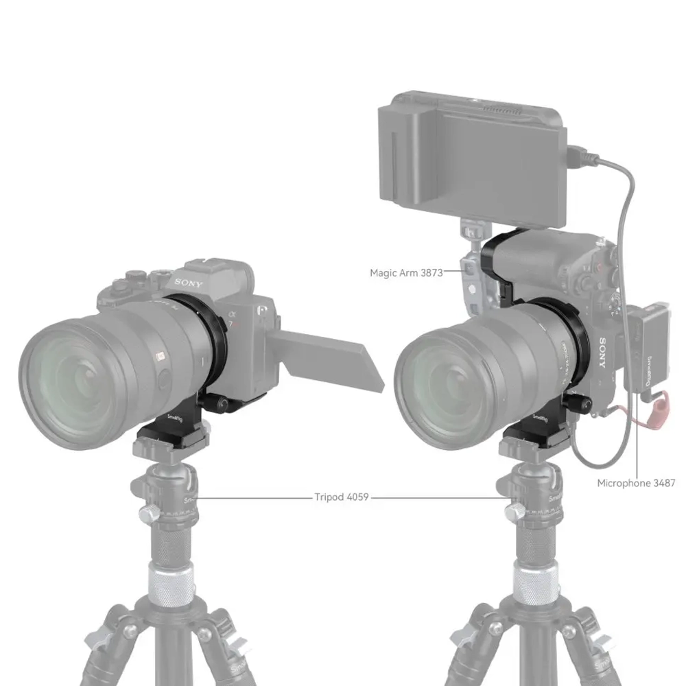 Площадка SmallRig 4148 Rotatable Horizontal-to-Vertical Mount Plate Kit