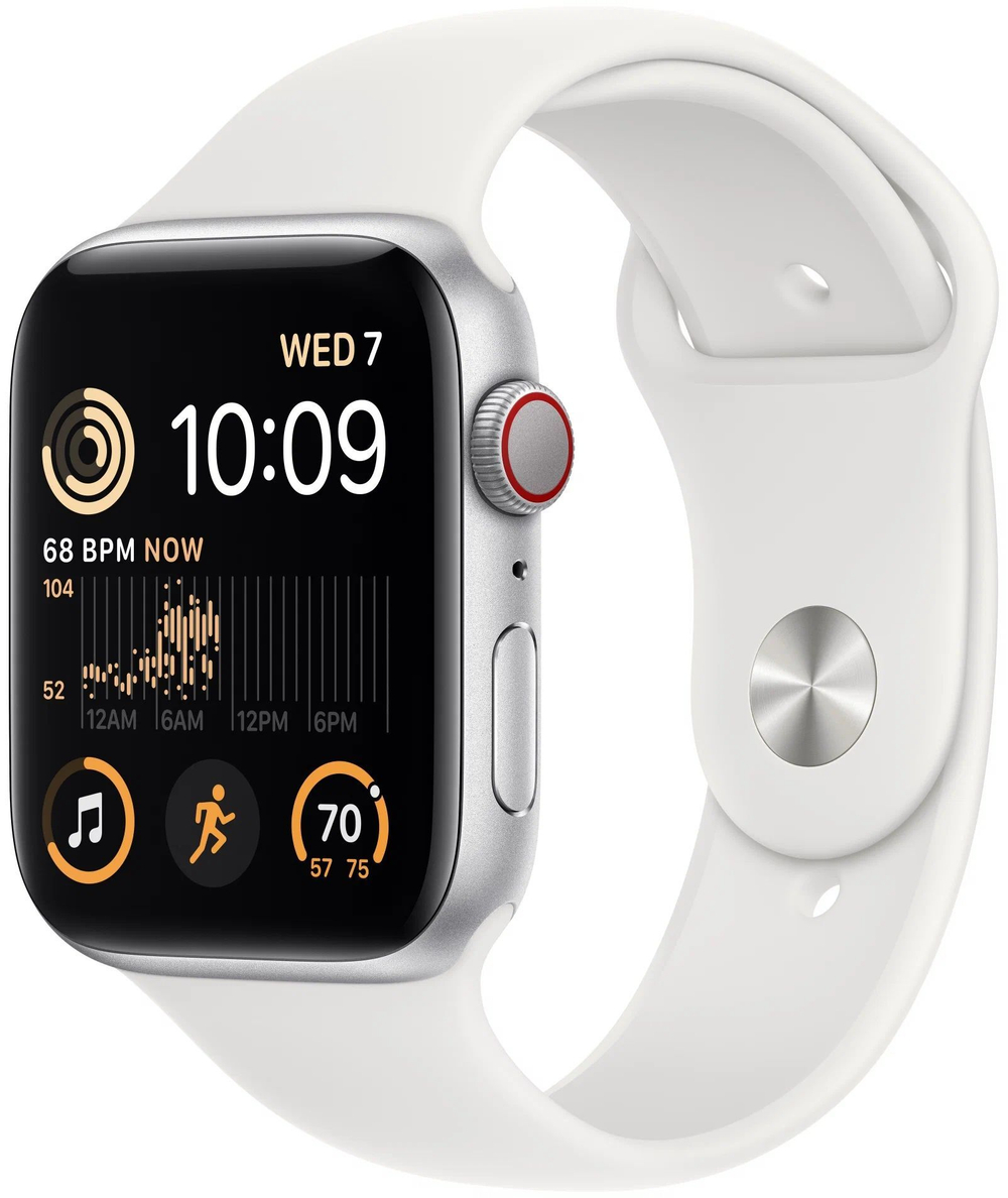 Смарт-часы Apple Watch Series SE Gen 2 (2022) 40 мм Aluminium Case, silver S/M