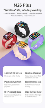 Умные часы Smart Watch M26 Plus silver