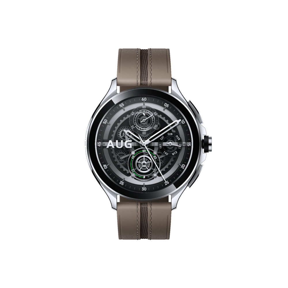 Смарт-часы Xiaomi Watch 2 Pro - Bluetooth Silver Case with Brown Leather Strap
