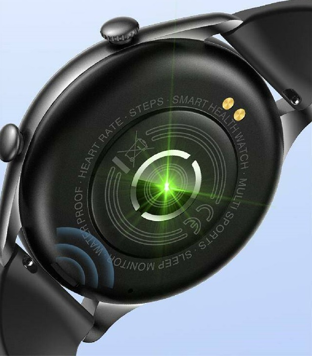 Умные часы Colmi i20 Silicone Strap Black-Black