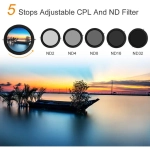 Светофильтр K&F Concept Nano X-Pro CPL ND2-32 72мм KF01.1086