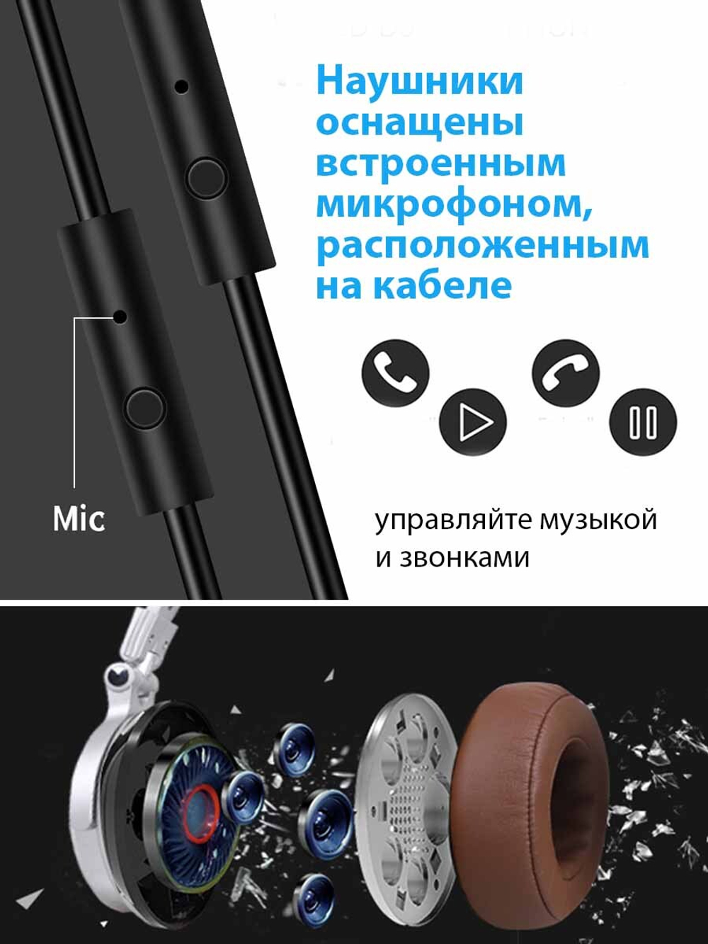 Наушники OneOdio Studio Pro 30 Grey