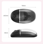 Беспроводная мышь Dux Ducis CM Series Transparent черный (D295)