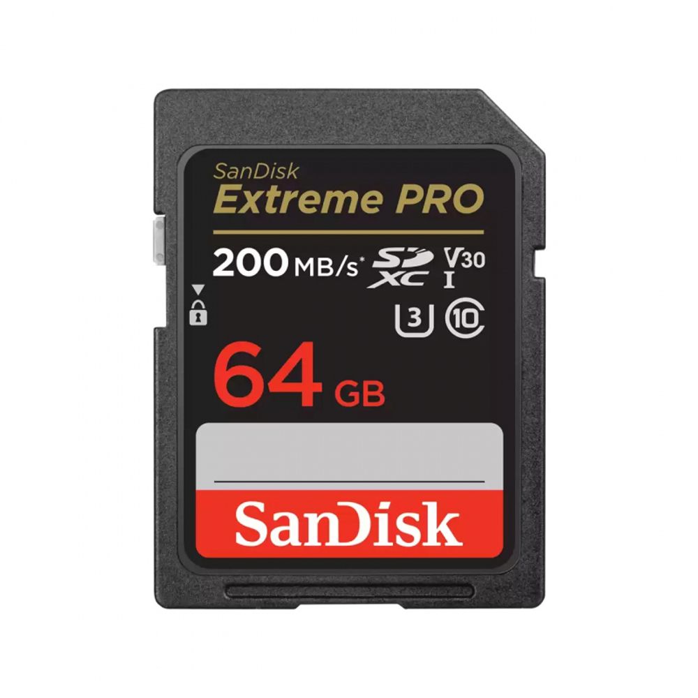 Карта памяти Sandisk 64Gb SD Extreme Pro, SDSDXXU-064G-GN4IN