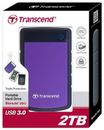 Внешний жесткий диск Transcend StoreJet25H3 2ТБ (TS2TSJ25H3P)