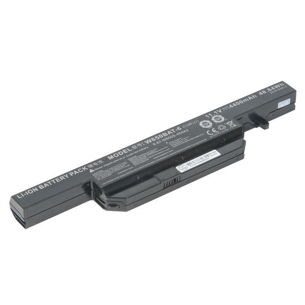 Аккумулятор для ноутбука DNS Clevo W650, W650SF, W650SH11.1V, 4400mAh