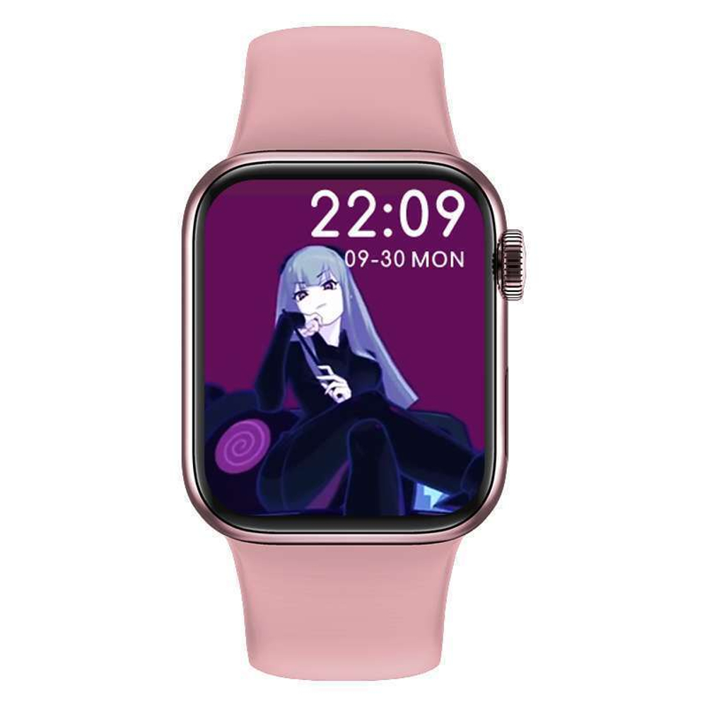 Смарт-часы Smart Watch M16 Plus экран 1,75 дюйма,Водонепроницаемые (Розовые)