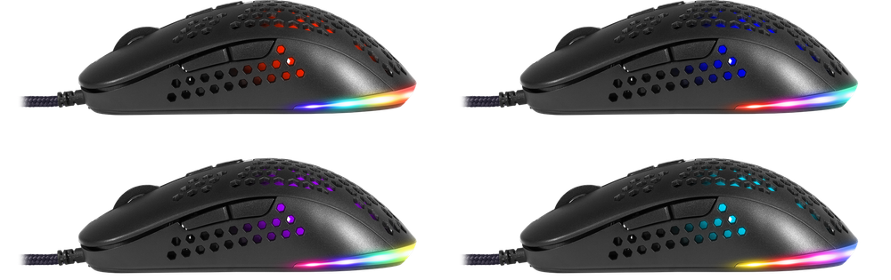 Проводная игровая мышь Defender Shepard GM-620L RGB черный
