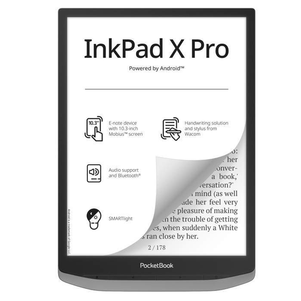 Электронная книга PocketBook Ink Pad X Pro Mist Grey