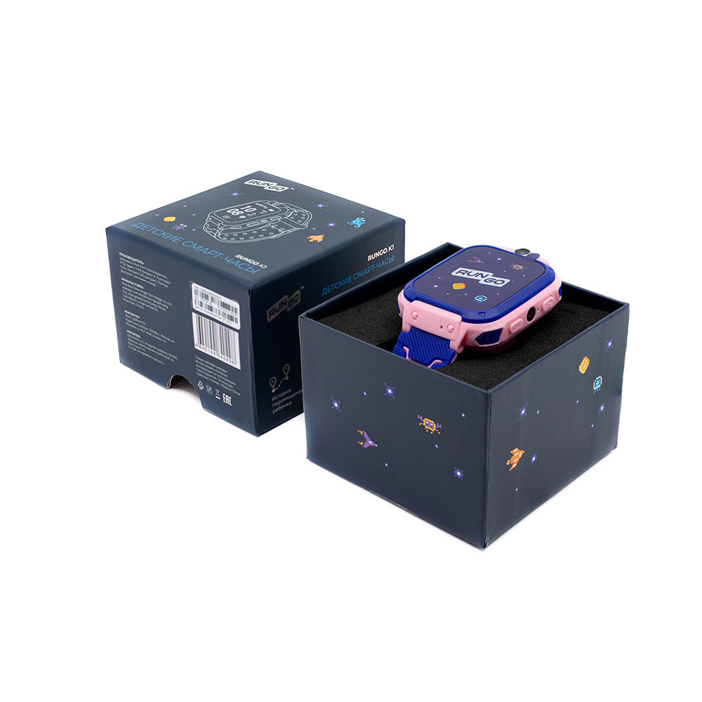 Смарт-часы Rungo K1 Pink-Blue RNGK1PNKBL