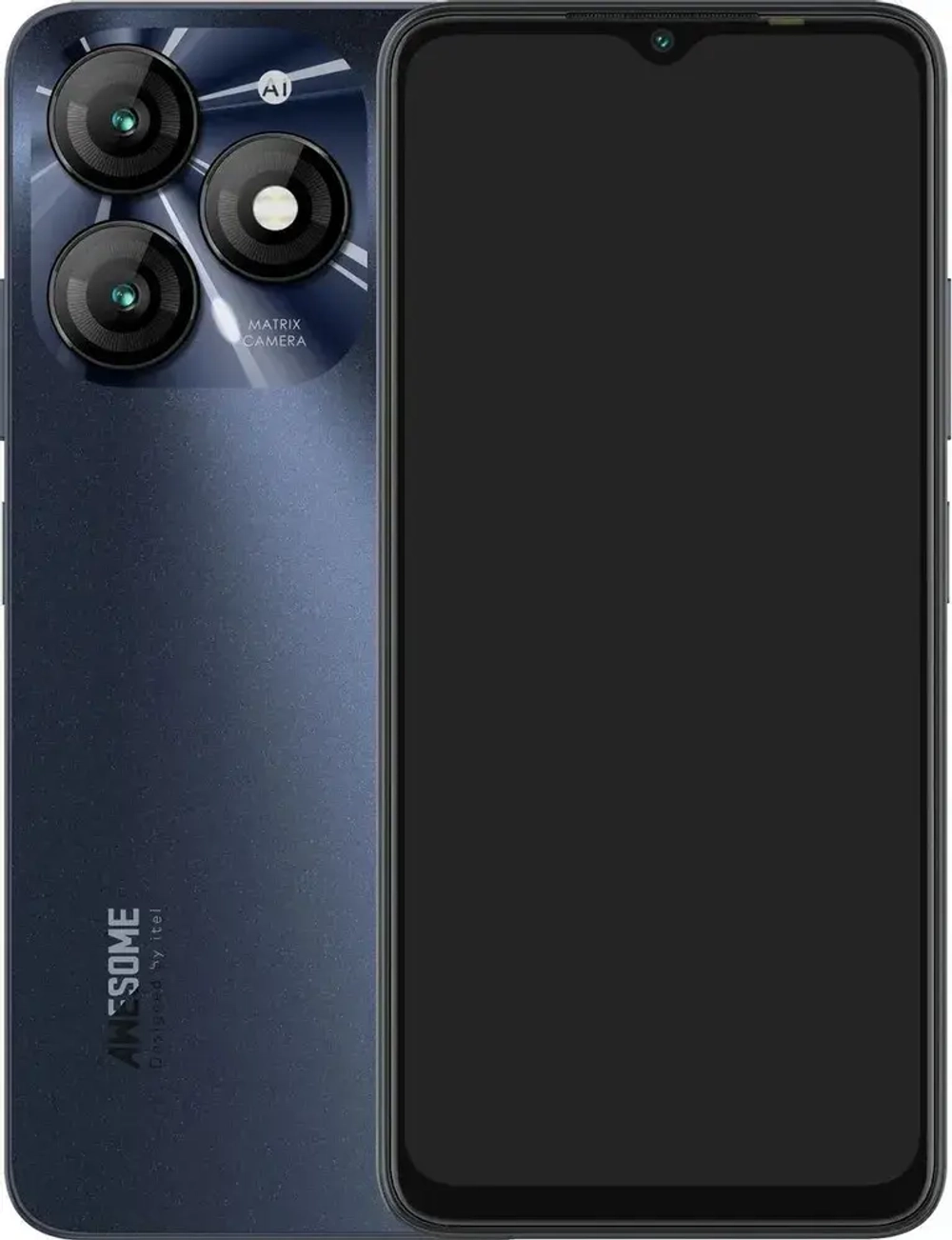Смартфон Itel A70 4/256GB черный (A665L)
