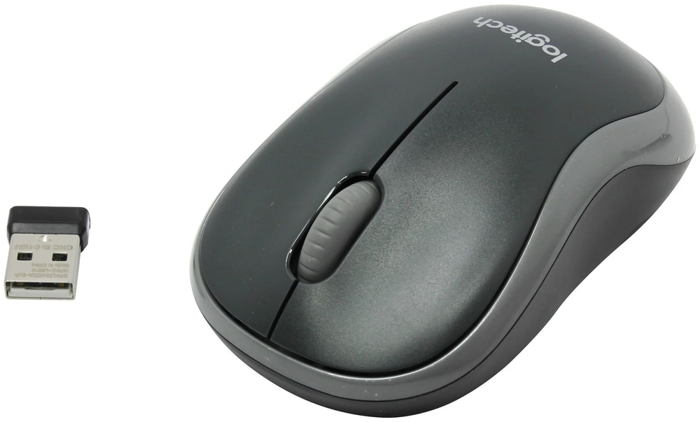 Беспроводная мышь Logitech M185 Gray/Black (910-002238)