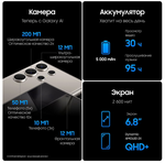 Смартфон Samsung S24Ultra 12/256GB Marble Gray