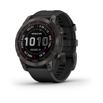 Умные часы Garmin Fenix 7S Pro Sapphire Solar Edition 42мм, 1.2&quot;, Wi-Fi, темно-серый