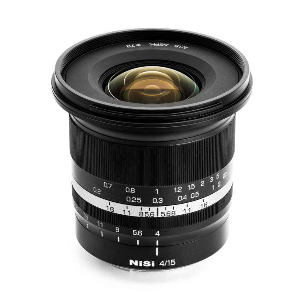 Объектив NiSi 15мм f4 FF Aspherical для камер с байонетом Sony Canon RF-Mount