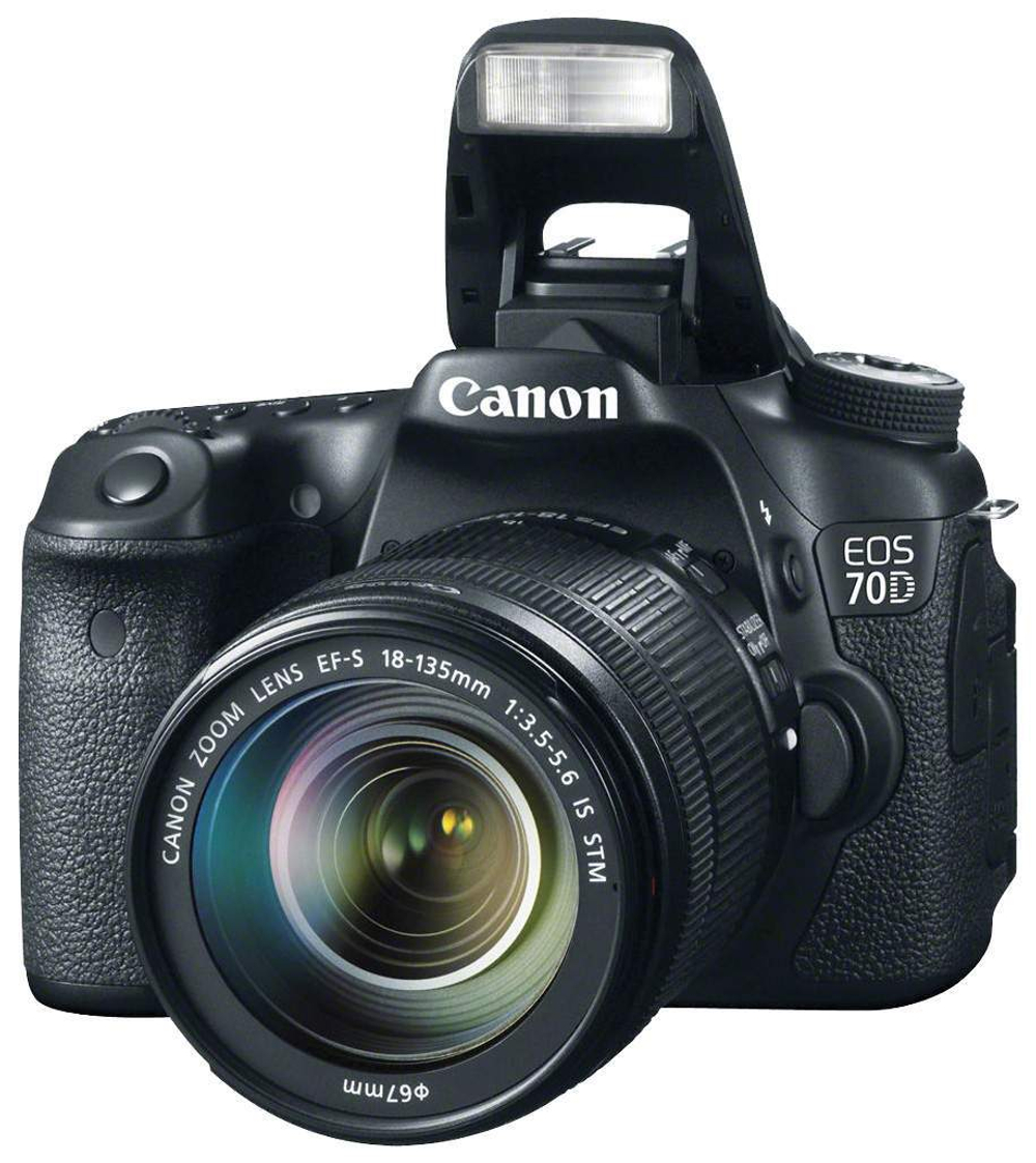 Фотоаппарат зеркальный Canon EOS 70D 18-135mm IS STM Black