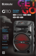 Портативная колонка Defender G110 Black