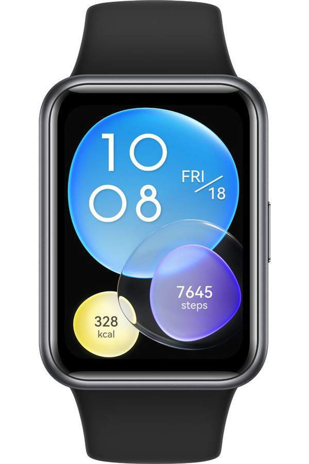 Смарт-часы Fit 2 Midnight Black Silicone Strap, YDA-B09S черный/черный