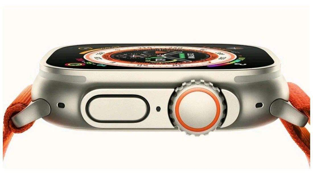 Смарт-часы Apple Watch Ultra 49mm Titanium Orange Alpine Medium