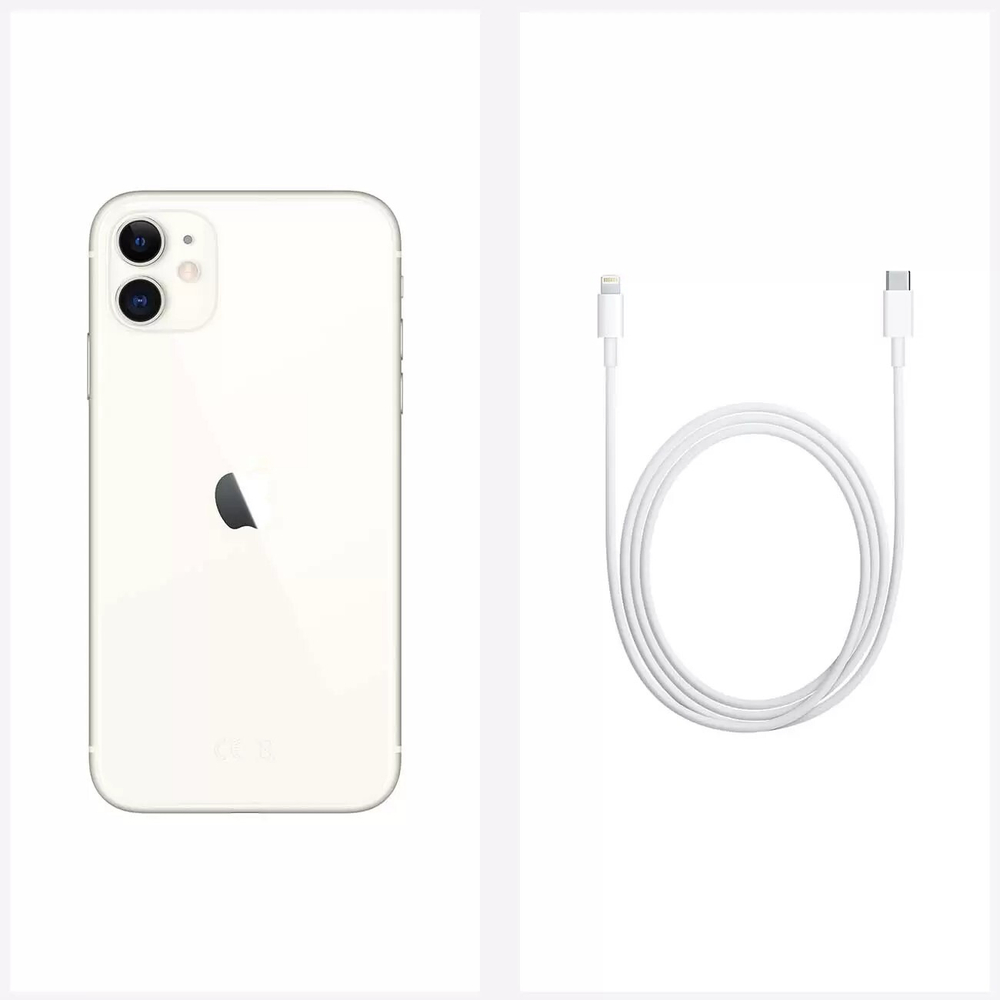 Смартфон Apple iPhone 11 128GB с новой комплектацией White