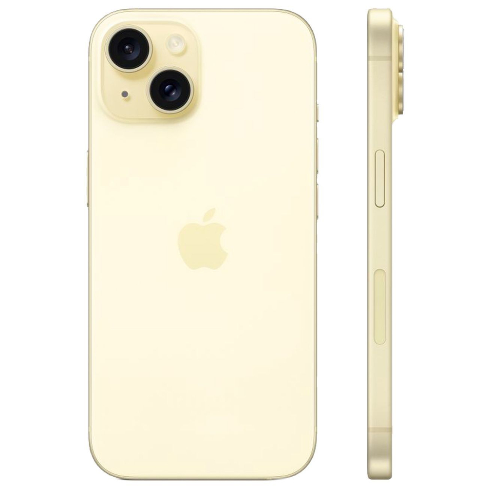 Смартфон Apple iPhone 15 128Gb 2 nano-sim Yellow