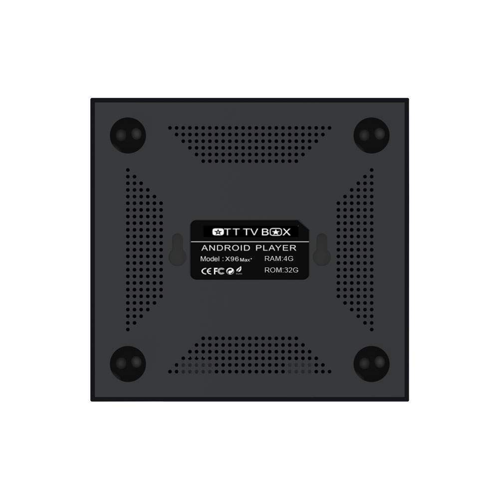 Смарт ТВ приставка DGMedia X96 Max+, Андроид медиаплеер 4/32 Gb, Amlogic S905X3
