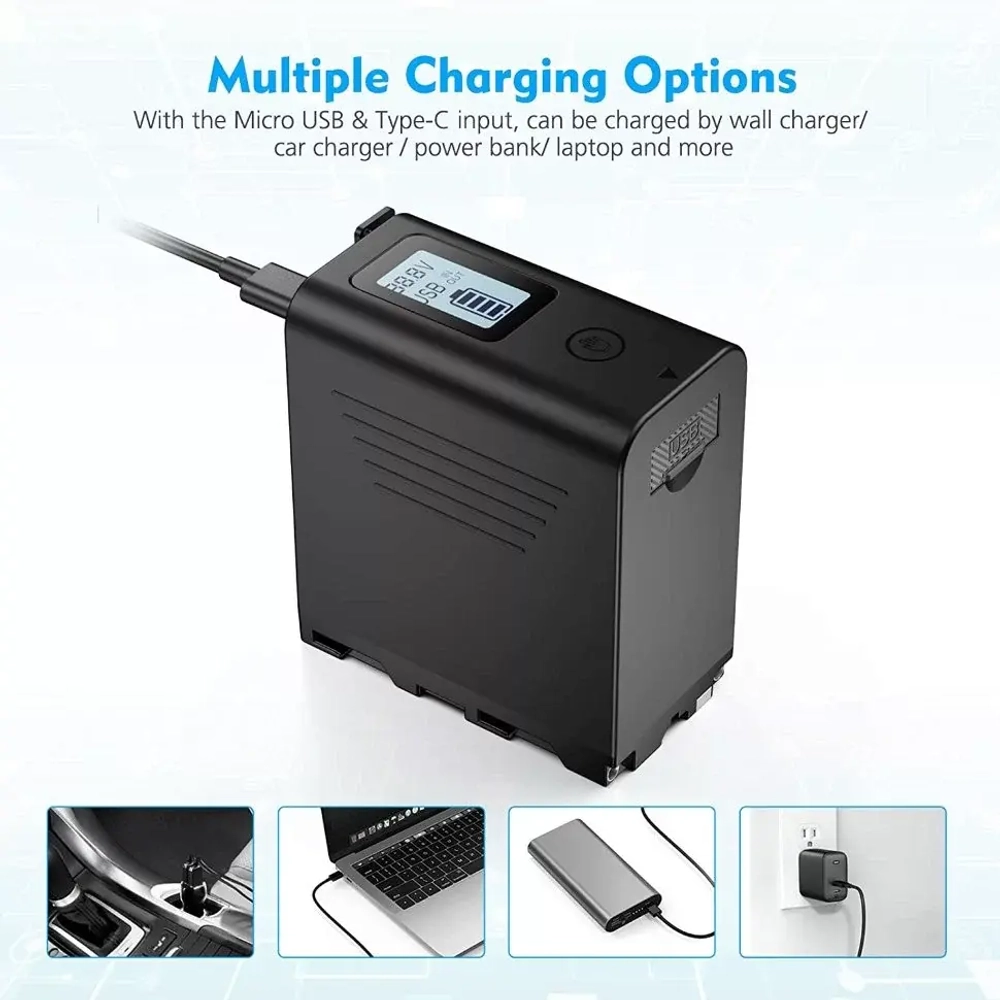 Аккумулятор универсальный Power Extra NP-F980L 3200 мА/ч