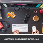 Беспроводная мышь Logitech Pebble M350 White (910-005716)