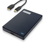 Внешний жесткий диск TLC Slim Portable, Портативный HDD 2,5" 500 Gb USB type-C, Черный