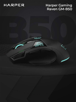 Проводная игровая мышь Harper Gaming Raven GM-B50 черный