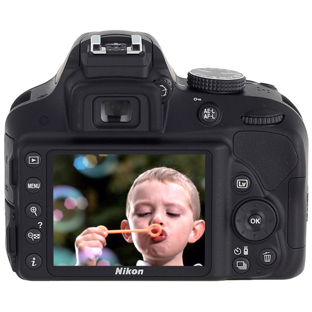 Фотоаппарат зеркальный Nikon D3300 18-55mm VR AF-P Black