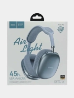Наушники беспроводные Hoco W35 Air полноразмерные,TWS, Bluetooth 5.3, Голубые