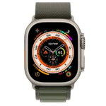 Смарт-часы Apple Watch Ultra GPS +Cellular 49мм Titanium Case with Green Alpine Loop - M/L