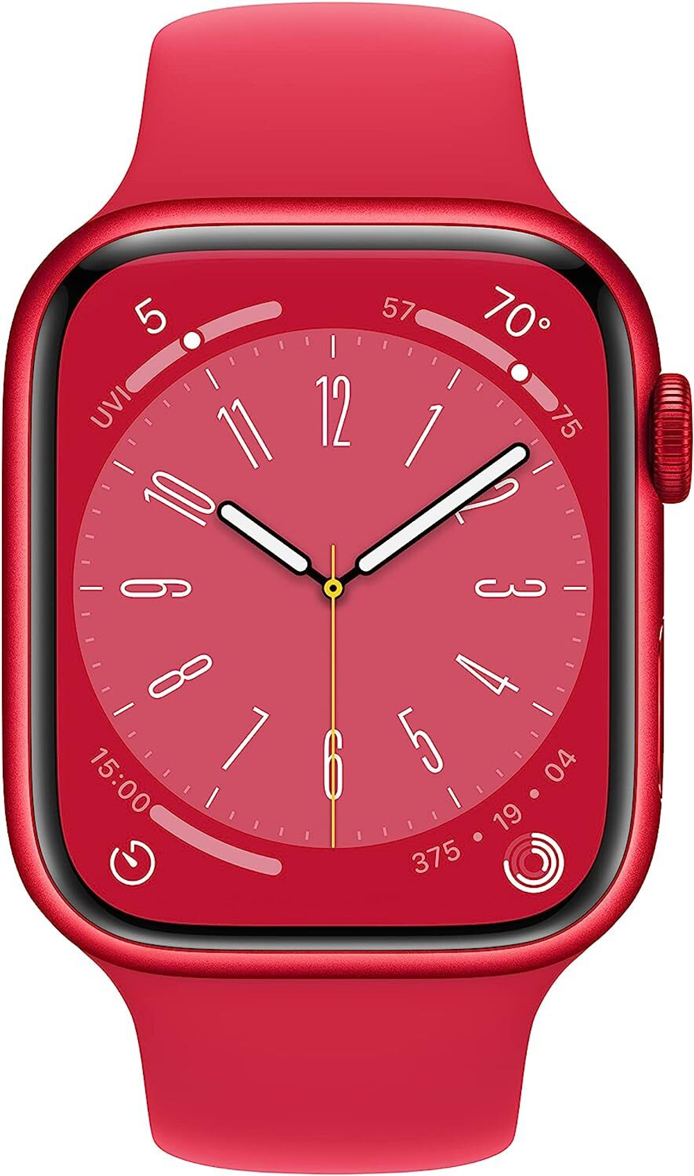 Умные часы Apple Watch Series 8 45mm Aluminium Case (PRODUCT) RED Sport Band M/L