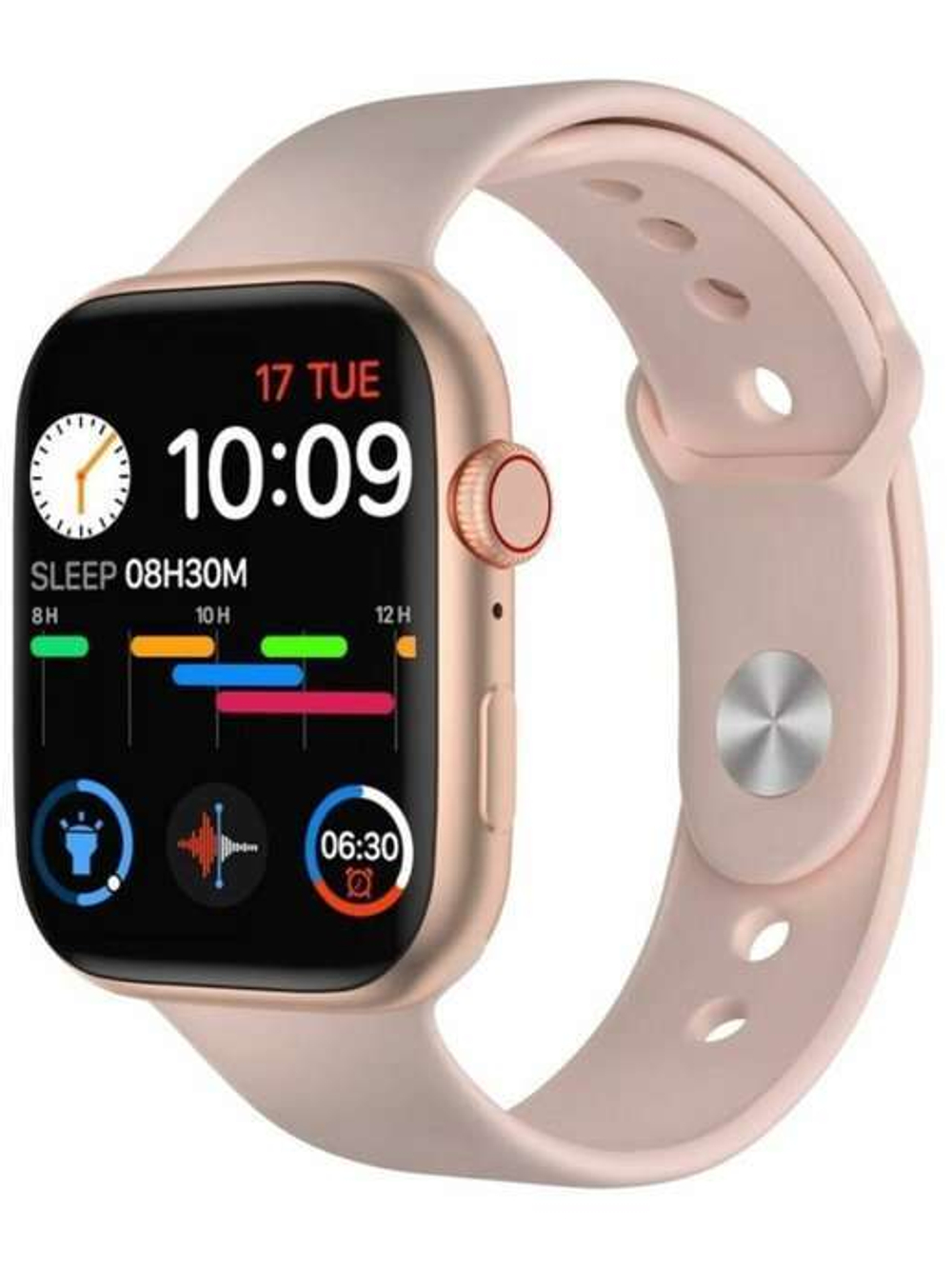 Смарт-часы Smart Watch M16 MINI 38mm Новинка 2021 (Золото)