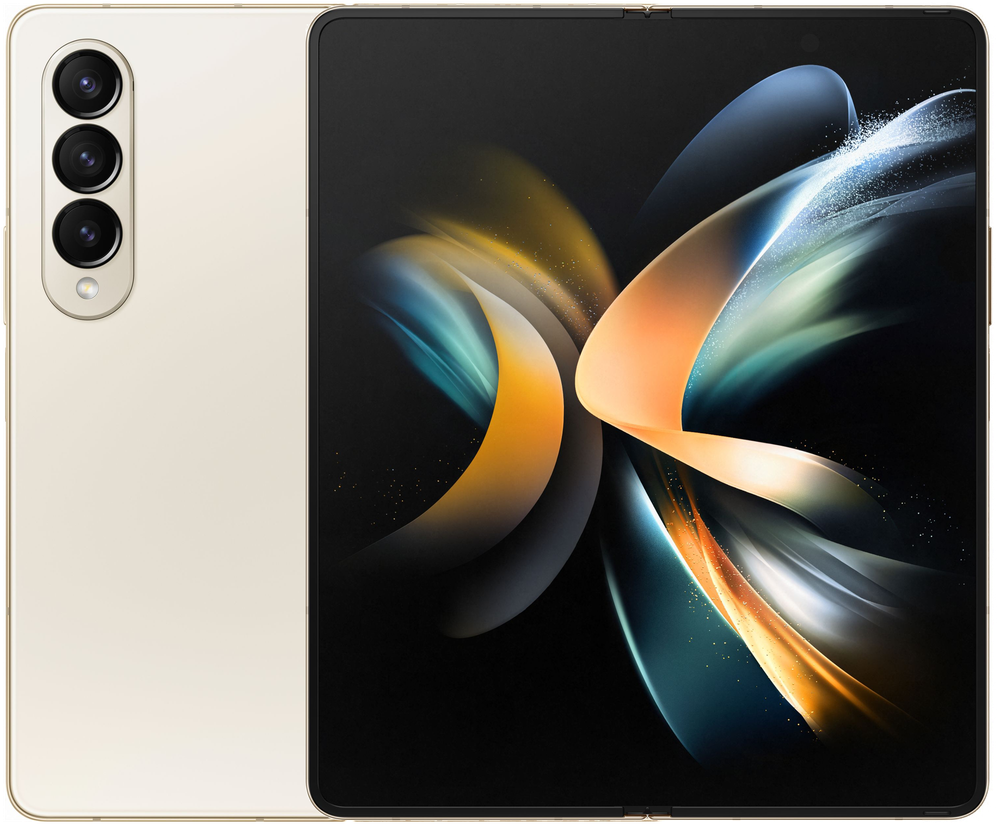 Смартфон Samsung Galaxy Z Fold4, 12 ГБ/512 ГБ, (1 Nano-Sim + E-Sim), бежевый