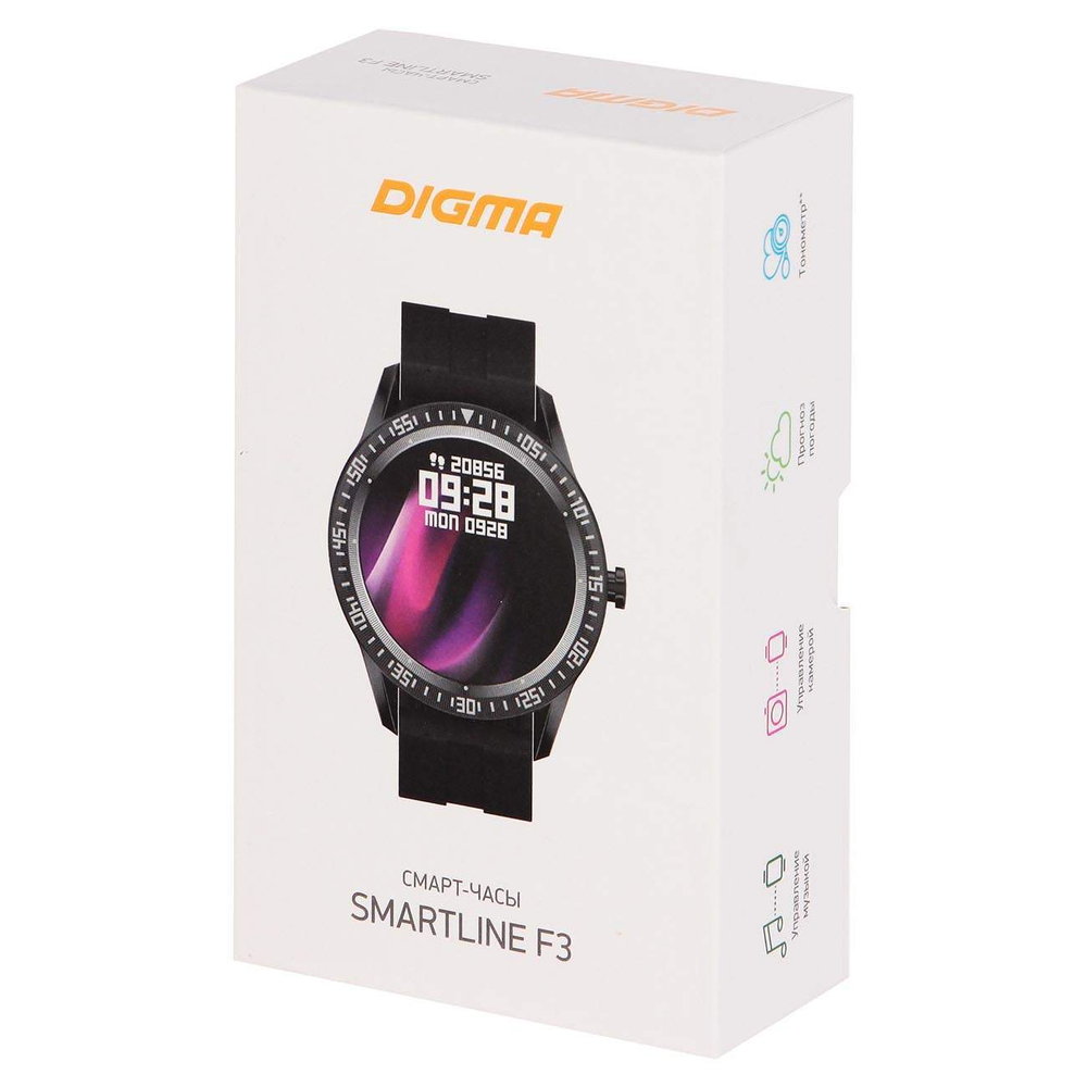 Смарт браслет Digma Smartline F3 Black