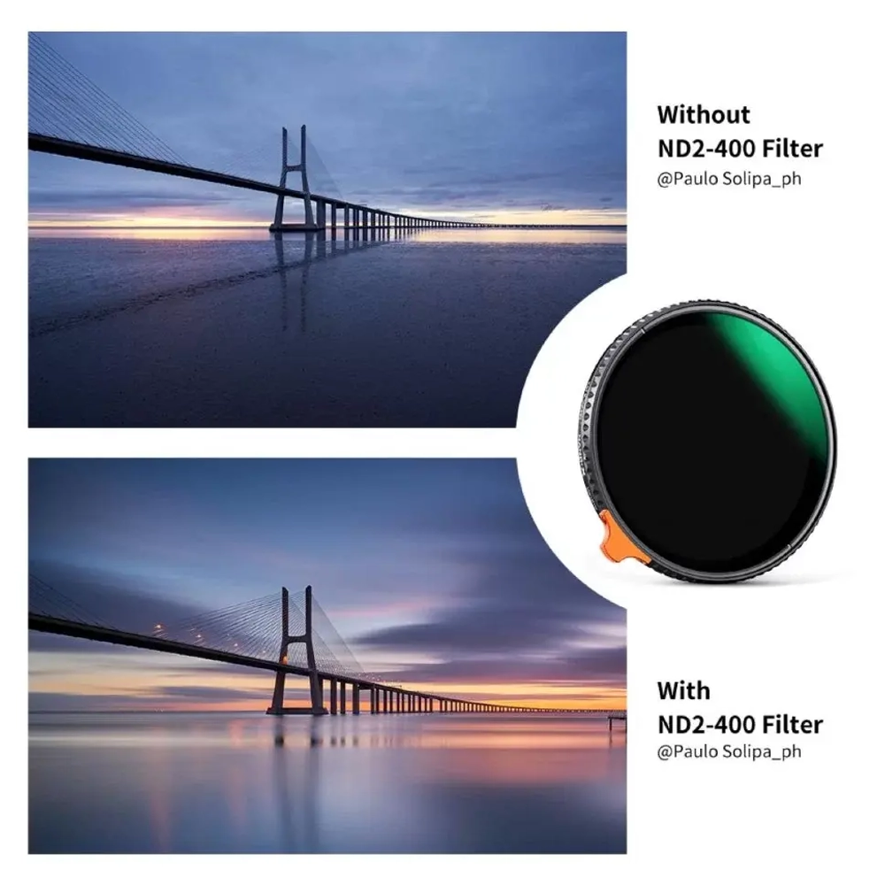 Светофильтр K&F Concept Nano-X Pro ND2-400 62мм KF01.1462