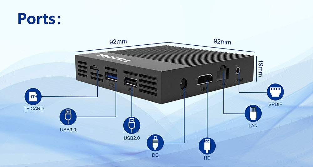 Смарт-приставка Tanix Tanix X4 pro 4/64 Gb 4/64 черный