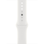 Смарт-часы Apple Watch SE2 GPS, 44 mm, Silver, ML, White Sport Band