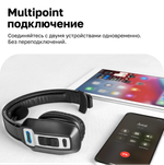 Беспроводная Bluetooth гарнитура Kromix K228M с микрофоном и шумоподавлением