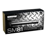 Конденсаторный микрофон Shure SM81 Small Diaphragm Cardioid Condenser Microphone