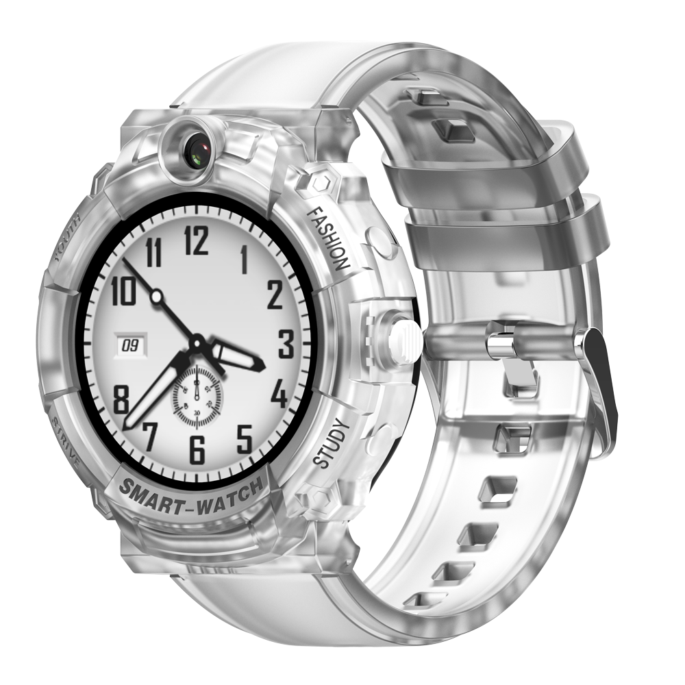 Детские смарт-часы Wonlex KT27 4G прозрачный (KT27_white)