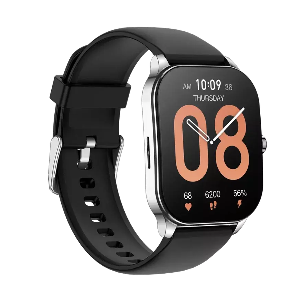 Смарт-часы Amazfit Pop 3S серебристый/черный