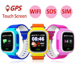 Детские умные часы Smart Baby Watch с GPS Q90 с Micro SIM (Голубой)