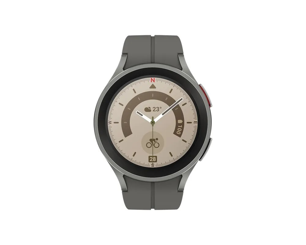 Смарт-часы Samsung Galaxy Watch 5 Pro (45мм) серый титан